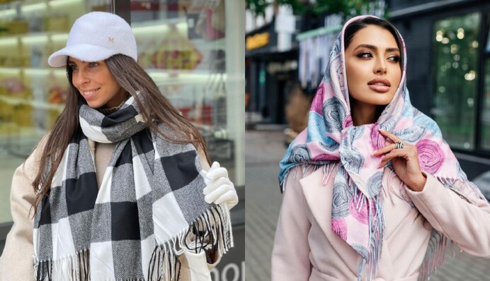 9 затишних шарфів на осінь: як і з чим носити снуд і палантин