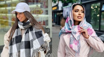 9 затишних шарфів на осінь: як і з чим носити снуд і палантин