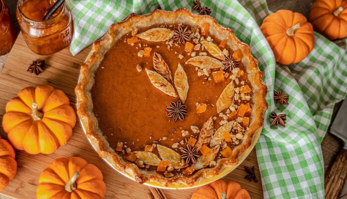 Как приготовить вкусный тыквенный пирог: простой рецепт