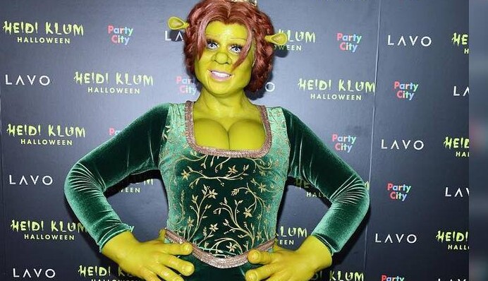 Хайді Клум показала, як гримери перетворили її на принцесу Фіону зі 