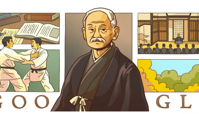Google посвятил яркий дудл Кано Дзигоро. Как хилый мальчик стал основателем дзюдо