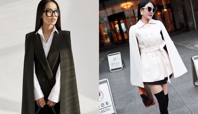 З чим носити кейп і які моделі накидок будуть модними цієї зими