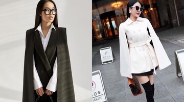 З чим носити кейп і які моделі накидок будуть модними цієї зими