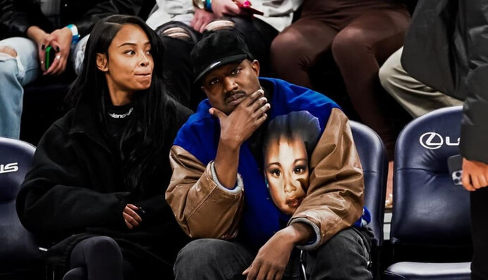 СМИ показали новую девушку Канье Уэста, и она на 22 года моложе рэпера