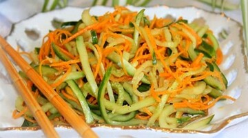 Як приготувати моркву по-корейськи з маринованими огірками: простий рецепт