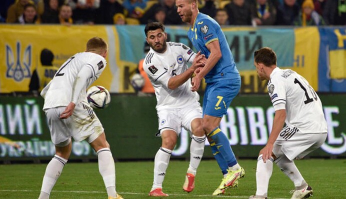 Босния и Герцеговина - Украина - 0:2 Хроника матча, видео голов