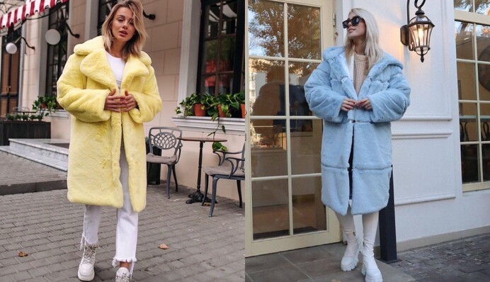 Об'ємні кольорові шуби повернулися в моду: ось 9 яскравих моделей на зиму
