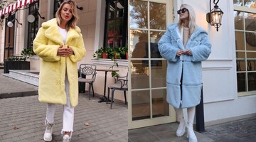 Об'ємні кольорові шуби повернулися в моду: ось 9 яскравих моделей на зиму