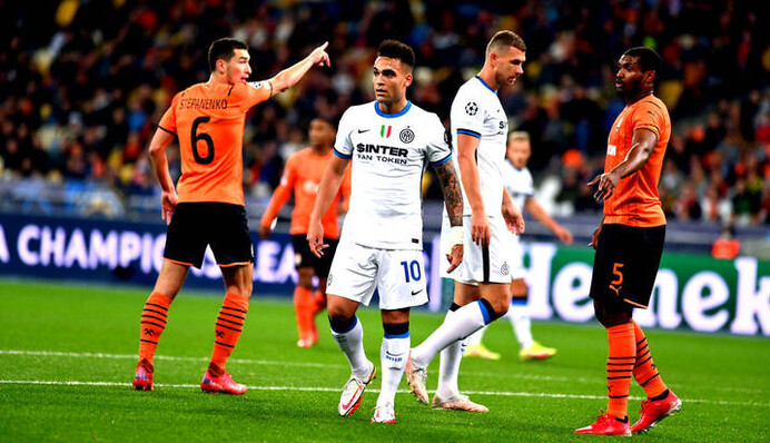 Интер - Шахтер - 2:0 Хроника матча и видео голов