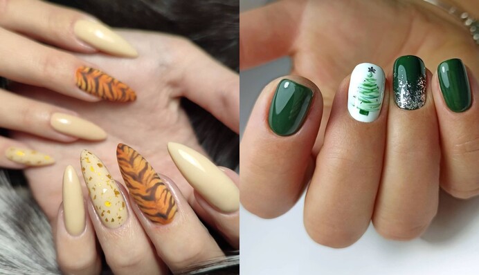 11 ідей манікюру на Новий рік: дизайн та принти до свят зими