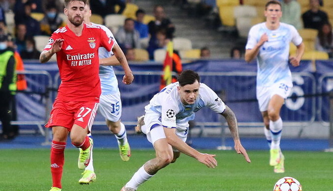 Бенфика - Динамо - 2:0 Хроника матча и видео голов