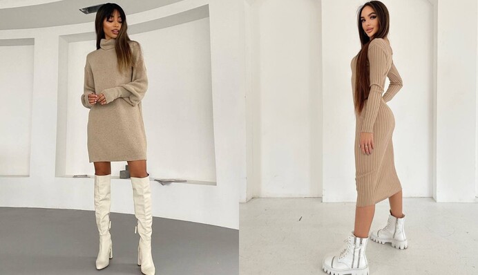 Як вибрати трикотажну сукню, яка не буде повнити: прості лайфхаки