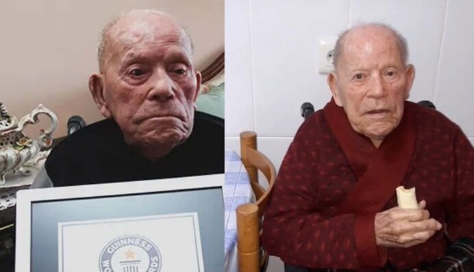 Самый старый мужчина в мире умер после установления рекорда Гиннесса