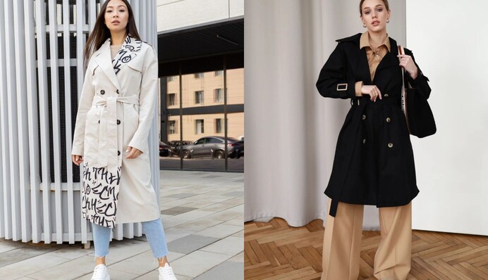 9 стильних плащів на прохолодну весну: тренди та принти 2022 року