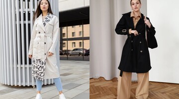 9 стильных плащей на прохладную весну: тренды и принты 2022 года