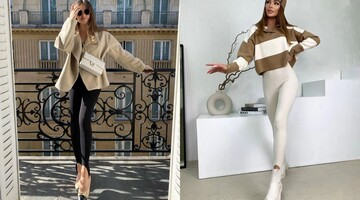 Як і з чим носити легінси зі штрипками: гайд по модному тренду цієї весни