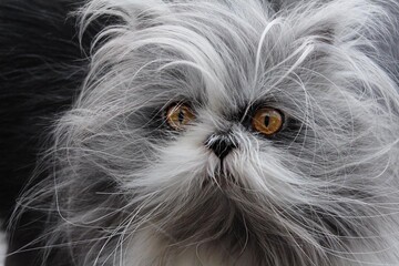 Перський кіт з рідкісною мутацією став зіркою мережі - він схожий на кудлату м'яку іграшку