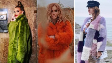 Слава Камінська показала, як носити кольорові шуби - стильні та яскраві образи від співачки