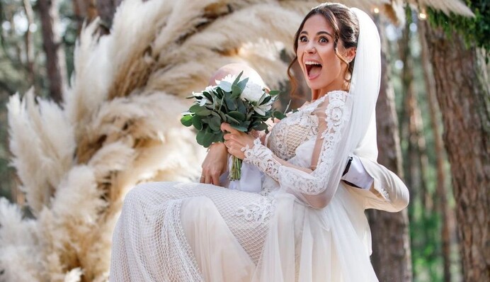 Настя Каменських показала архівні відео весілля з Потапом та розповіла про розкішну сукню