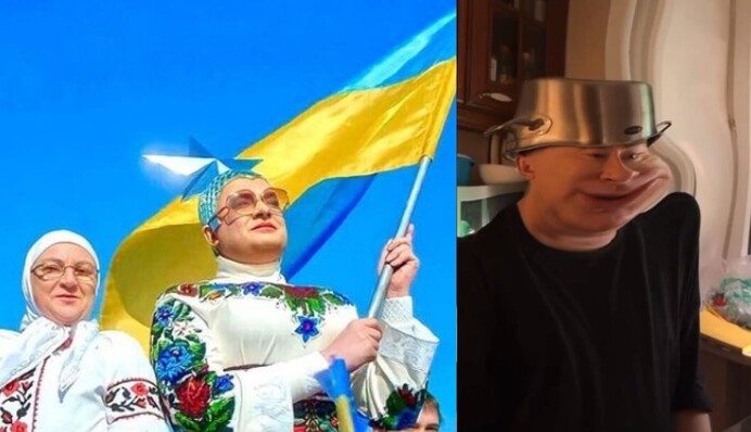 Хвилинка гумору: Данилко з каструлею на голові висміяв російських окупантів