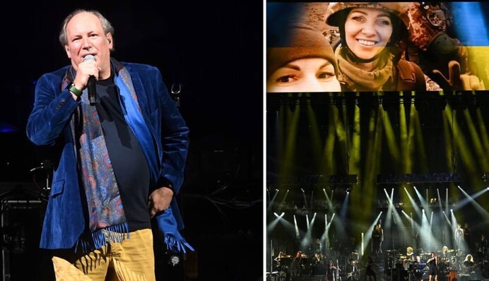 Композитор Ханс Циммер во время концерта в Лондоне показал видео украинца, играющего под звуки сирен