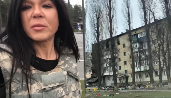 Все зруйновано: Руслана показала моторошні кадри звільненої від окупантів Бородянки