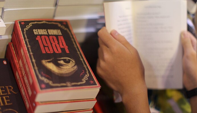 В России завели дело на активиста, который раздавал роман Оруэлла 
