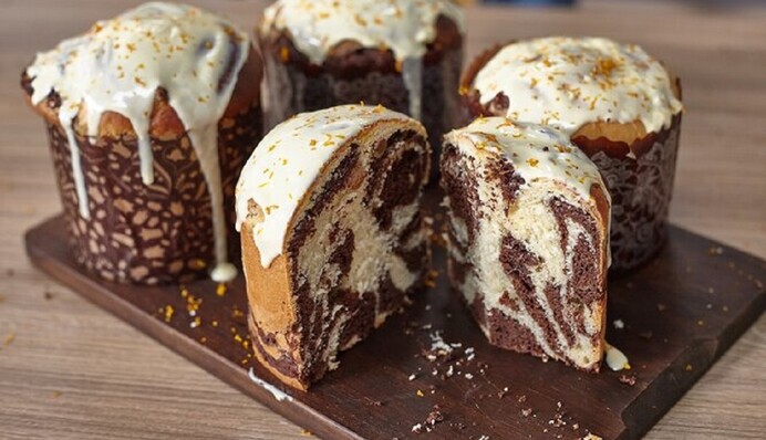 Как приготовить мраморную паску в шоколадной глазури: рецепт на Пасху-2022