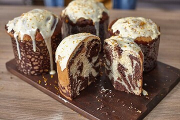 Як приготувати мармурову паску в шоколадній глазурі: рецепт на Великдень-2022