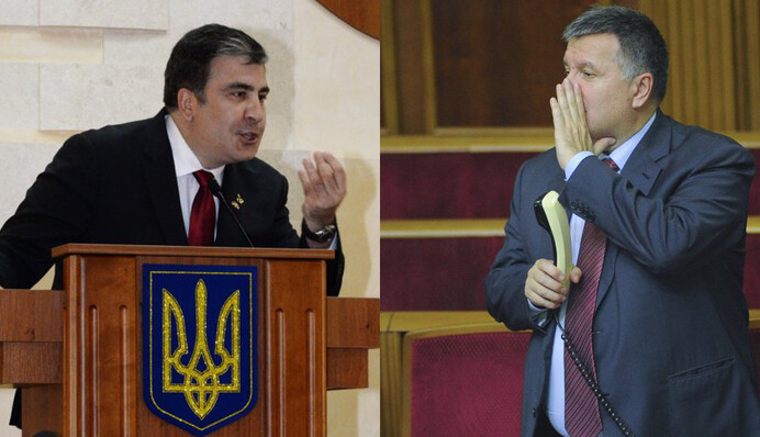 Я Михаил, у меня нервная работа: соцсети продолжают смеяться над видео Саакашвили и Авакова