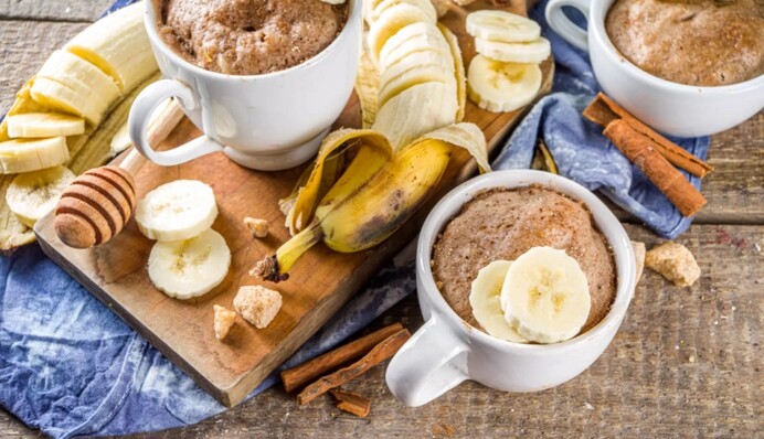 Как приготовить быстрый банановый кекс в микроволновке: простой рецепт