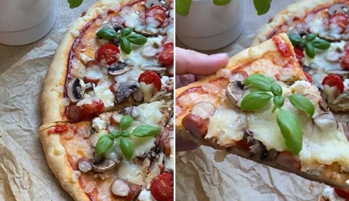Как приготовить пиццу с грибами и охотничьими колбасками: простой рецепт