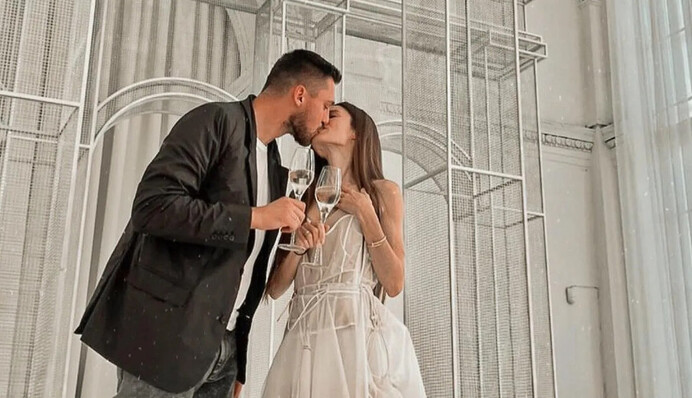 Георгій Бущан одружився вдруге: фото з весілля українського воротаря