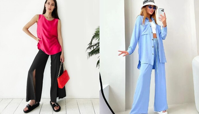 З чим носити легкі широкі штани: 8 модних образів на літо