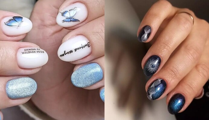 11 ідей магнітного манікюру на короткі нігті: які кольори та малюнки бувають