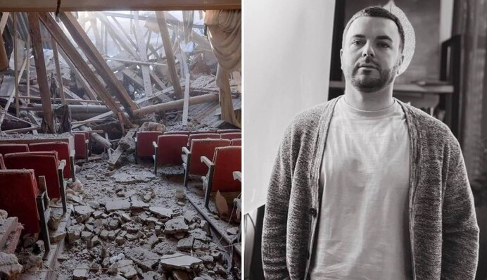 На сцені цього залу виступав: Решетник показав кадри зруйнованого Будинку культури у рідному Миколаєві