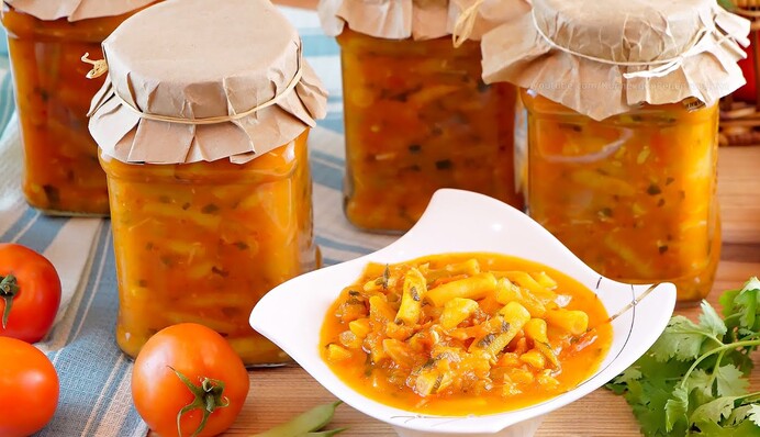 Як приготувати заготовку зі стручкової квасолі з овочами: простий рецепт на зиму