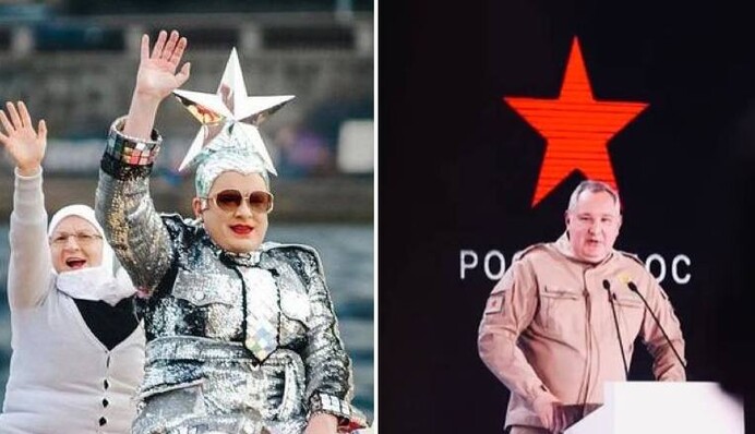 Самозванка: Андрій Данилко висміяв керівника Роскосмосу Рогозіна