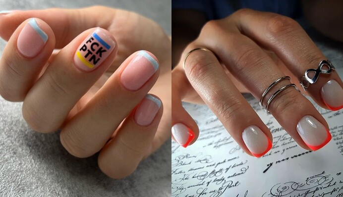 Топ-12 ідей французького манікюру на короткі нігті: оригінальні варіанти класичного дизайну