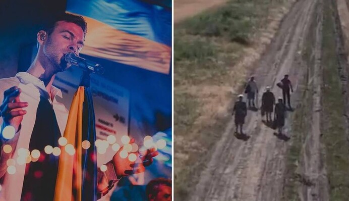 Люди тікають пішки: Макс Барських показав щемливі кадри з рідного Херсона