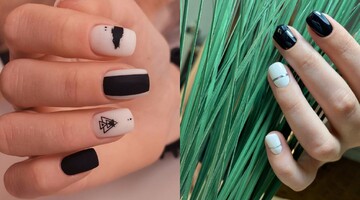 12 идей черно-белого маникюра: фото актуального тренда этого лета