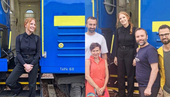 Неприхотливая пассажирка: Джессике Честейн устроили 