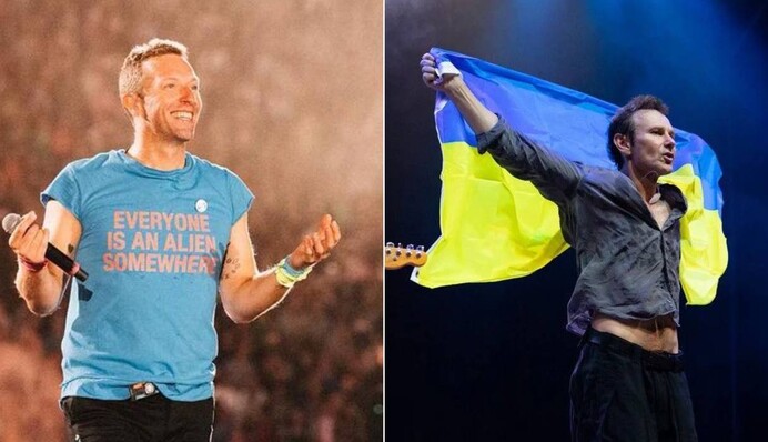 Гурт Coldplay і Святослав Вакарчук емоційно виконали пісню 