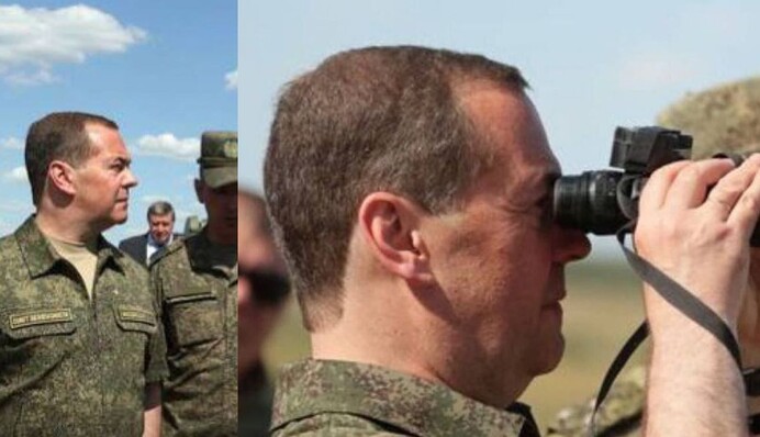 Димону больше не наливать: в сети высмеяли позорное фото Медведева с биноклем