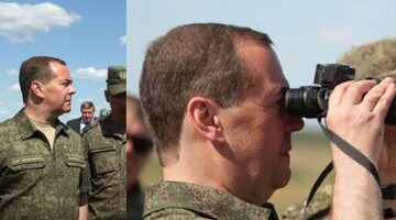 Димону больше не наливать: в сети высмеяли позорное фото Медведева с биноклем