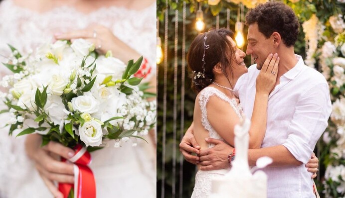 Верим в любовь: жена Евгения Синельникова показала трогательные фото со свадьбы в Буче