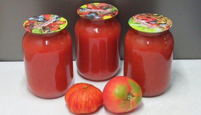 Як закрити на зиму смачний томатний сік: простий рецепт на 1 літр