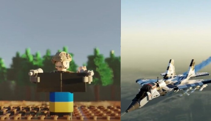 Украину поздравили с Днем Независимости невероятным видео, созданным из Лего