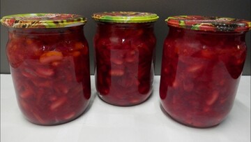 Идеальна к красному борщу. Рецепт борщевой заправки на зиму с фасолью