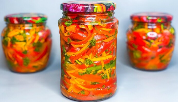 Пікантний та ароматний салат. Рецепт болгарського перцю по-корейськи на зиму
